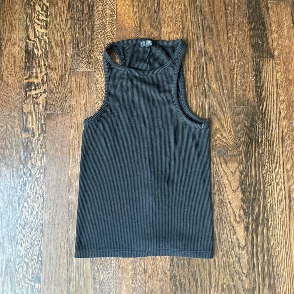 J crew black tank